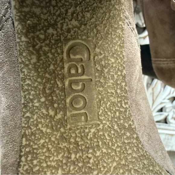 Gabor Suede Leather Fringe Heels Boots Women’s US 9.5 - Picture 5 of 11